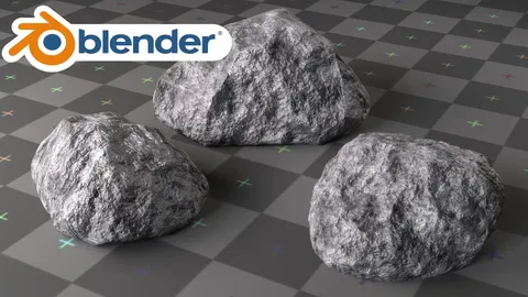 Realistic Rocks - Blender 3d models