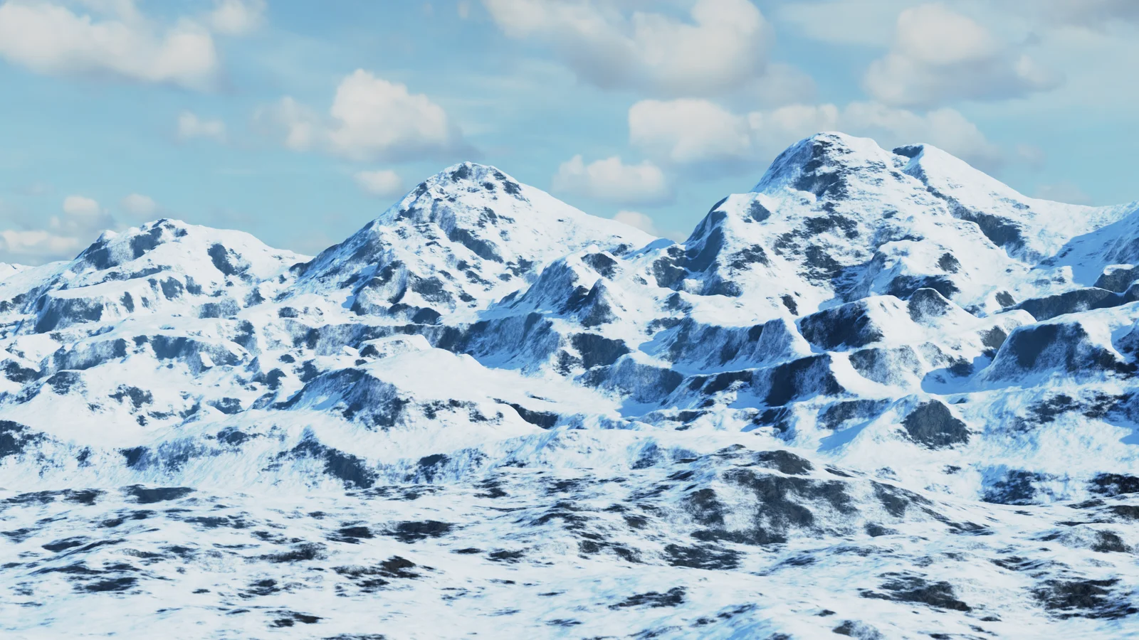 Realistic Snowy Mountains screenshot 5