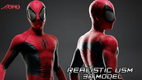 Realistic Ultimate Spider-Man - Blender 3d models