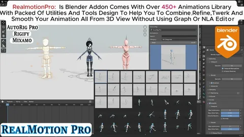 RealMotion Pro - Blender addons