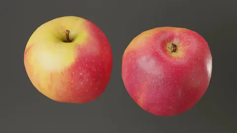 Red Apple - Blender 3d models