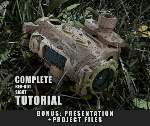 Red-Dot Sight Tutorial - Blender tutorials & courses