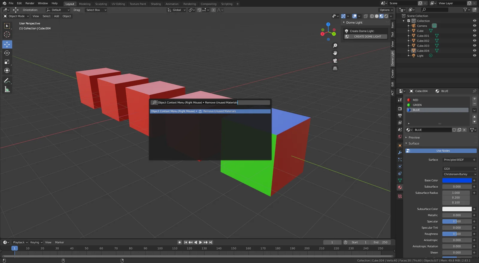 Remove Unused Materials screenshot 3
