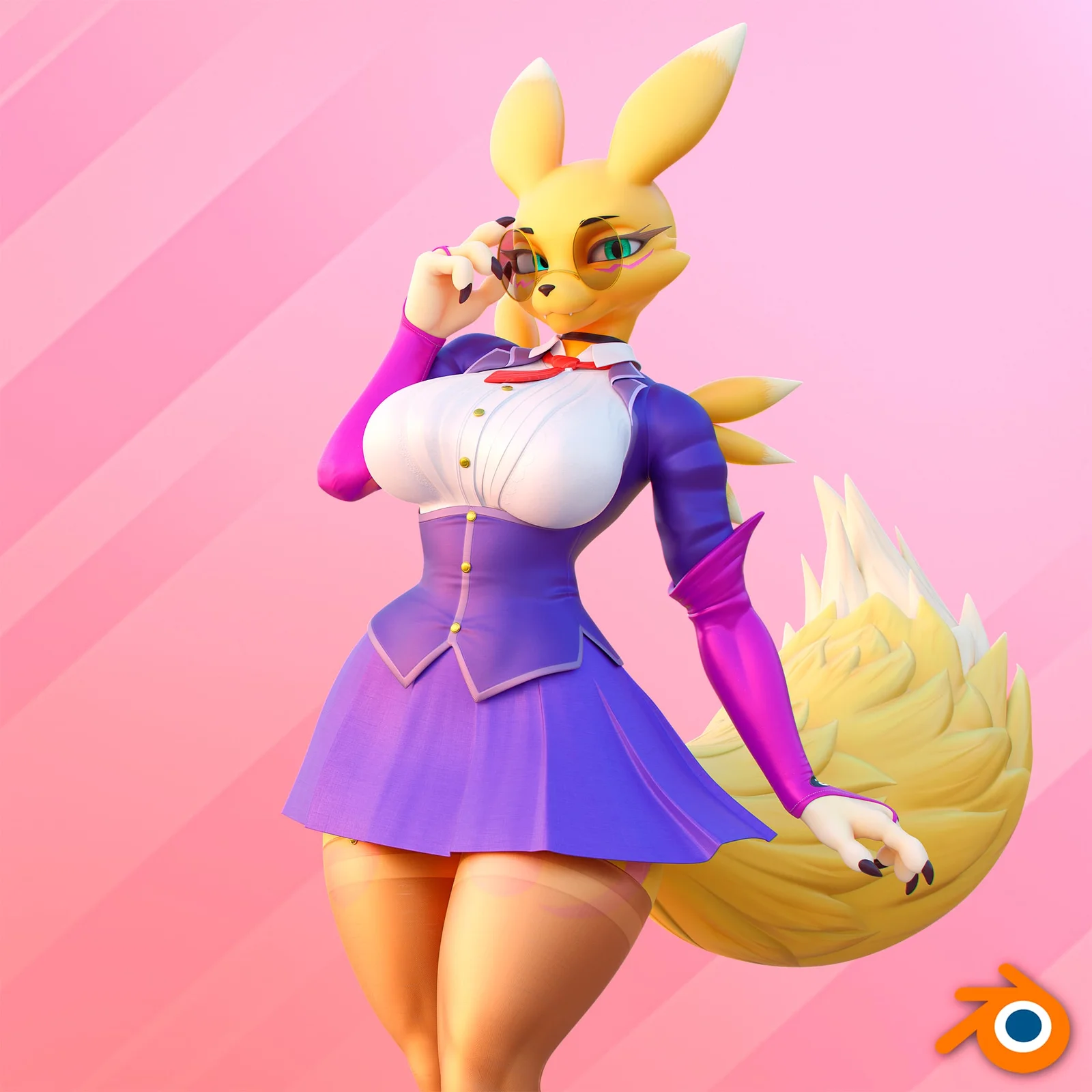 Renamon Character Model screenshot 3