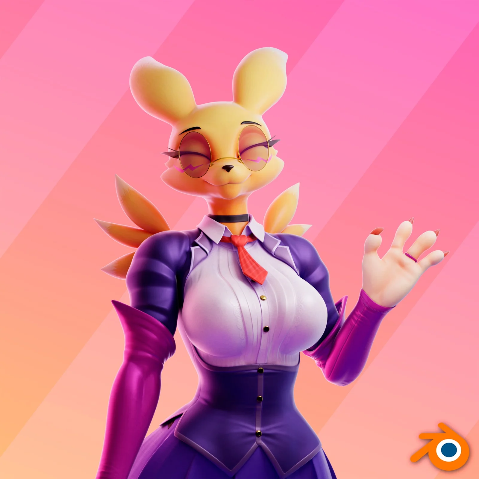 Renamon Character Model screenshot 4
