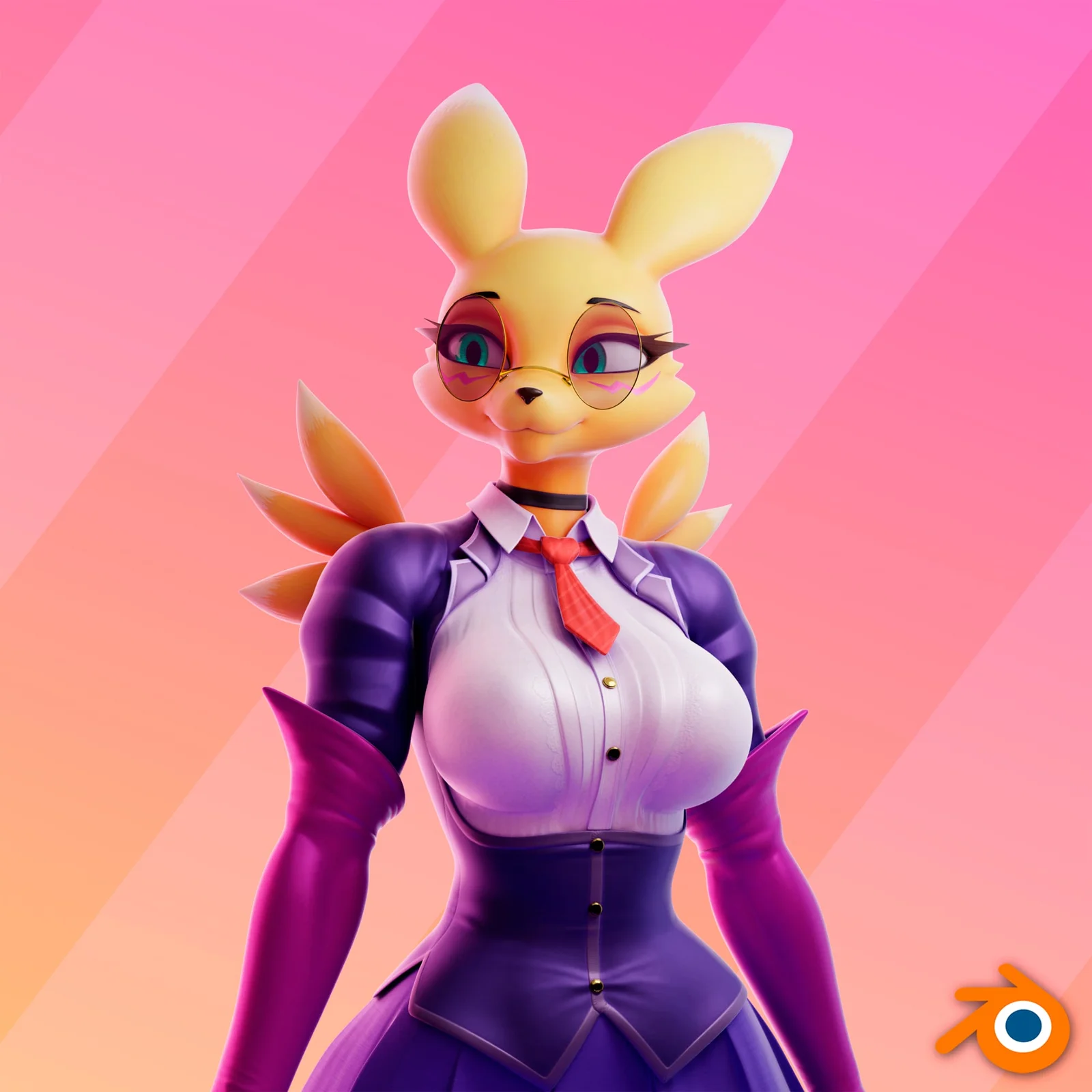 Renamon Character Model screenshot 5