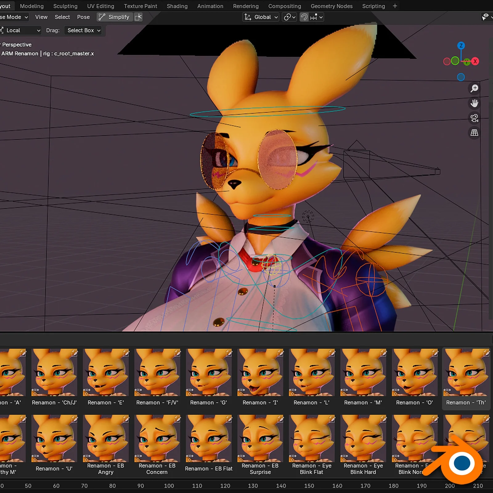 Renamon Character Model screenshot 6