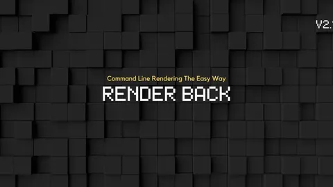 Render Back - Blender addons