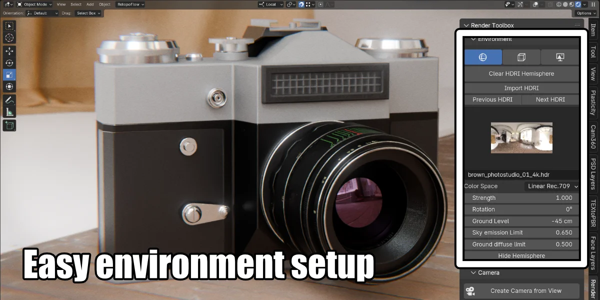 Render Toolbox screenshot 2