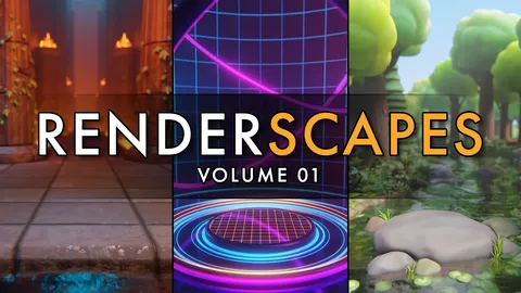 Renderscapes Volume 01 - Blender scenes