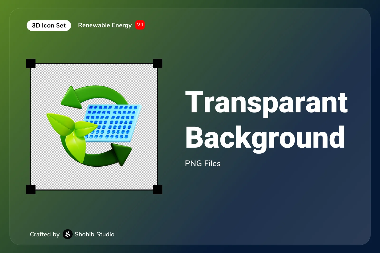 Renewable Energy 3D Icon Set screenshot 3