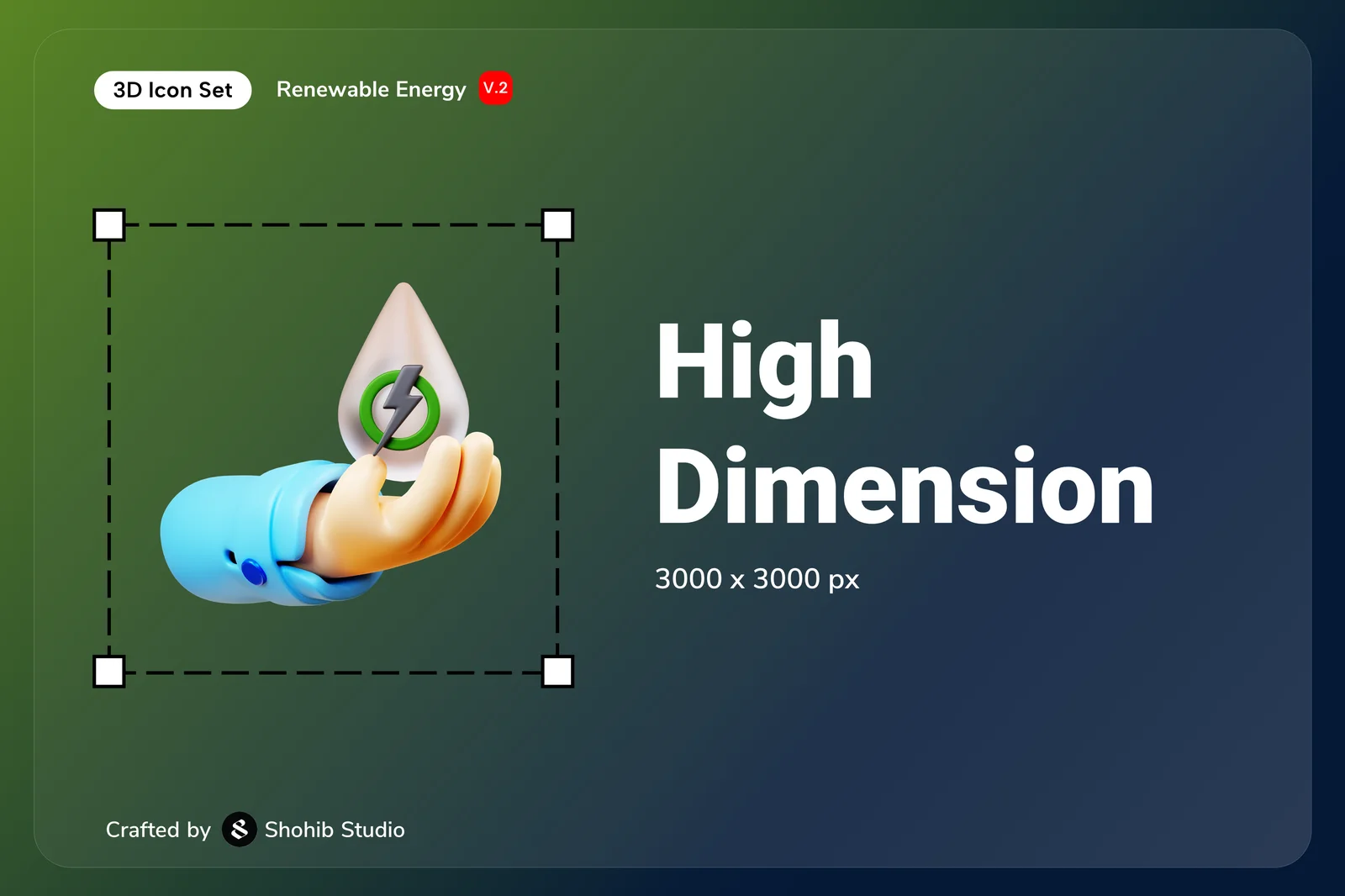 Renewable Energy 3D Icon Set V2 screenshot 2