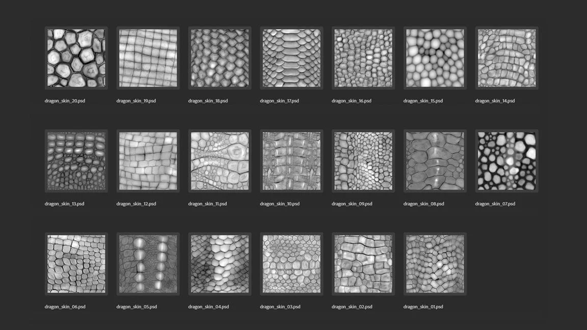 Reptile Skin Brushes and Alphas screenshot 7