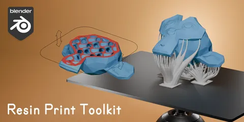 Resin Print Toolkit - Blender addons