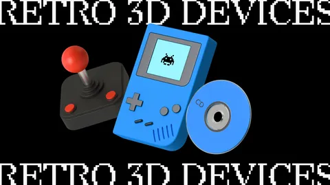 Retro - Blender 3d models
