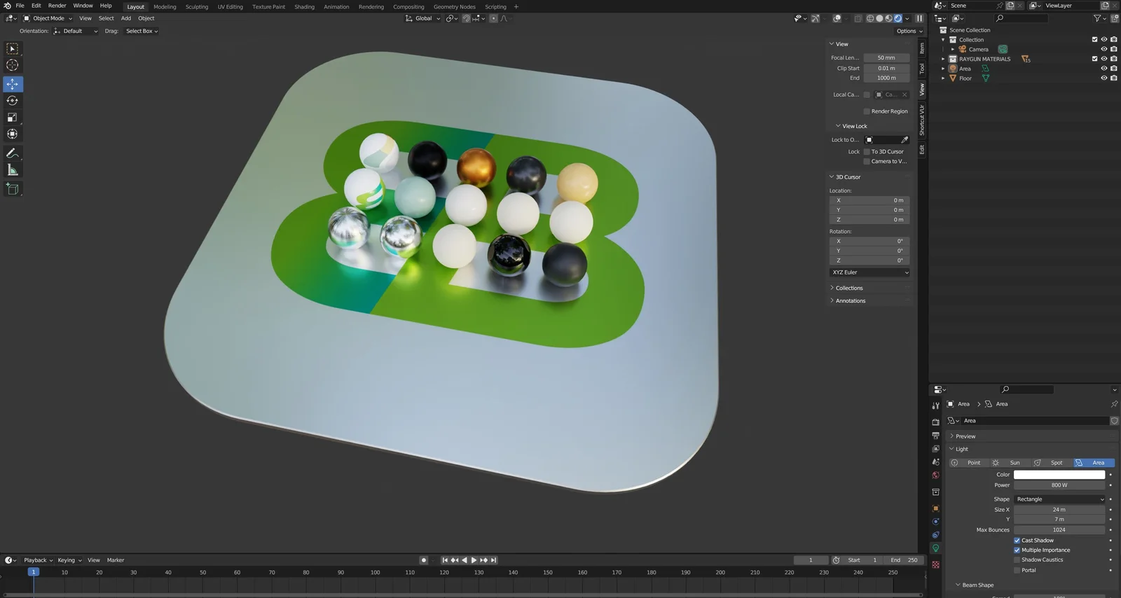 Retro Style Raygun Materials screenshot 2