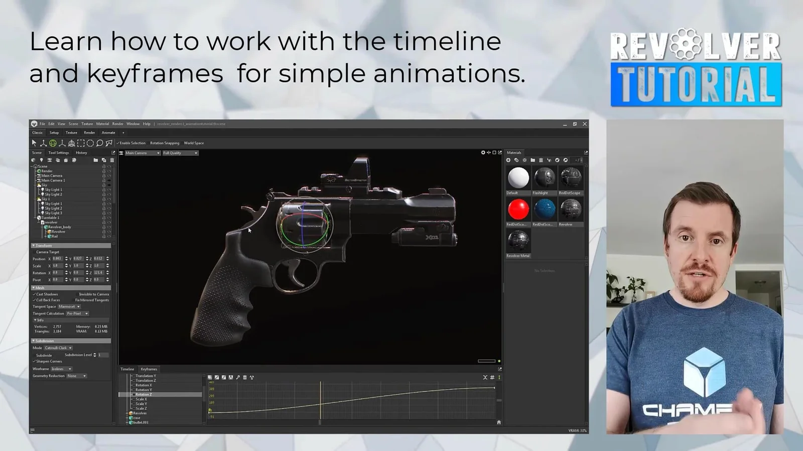Revolver Tutorial screenshot 2