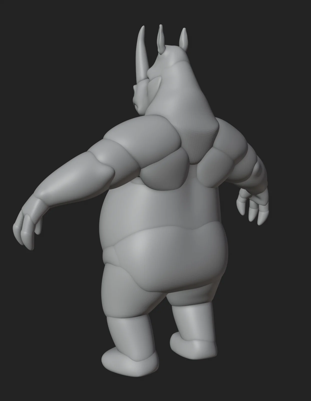 Rhino Character Blockout screenshot 3