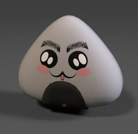 Rice Plushie - Blender 3d models