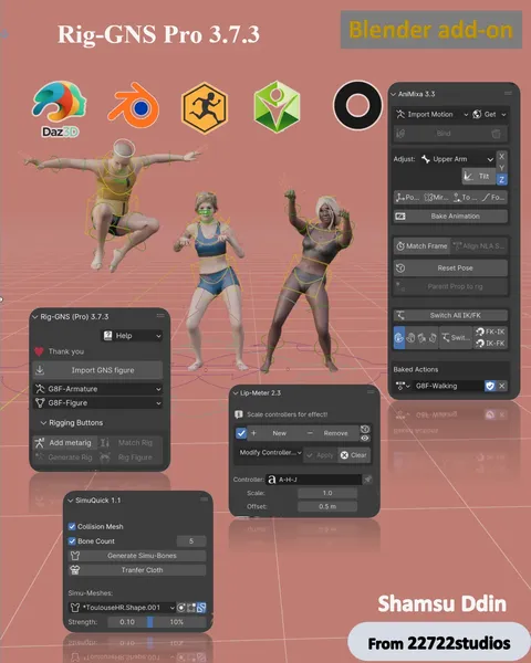 Rig-GNS - Blender addons