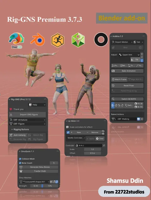Rig-GNS - Blender addons