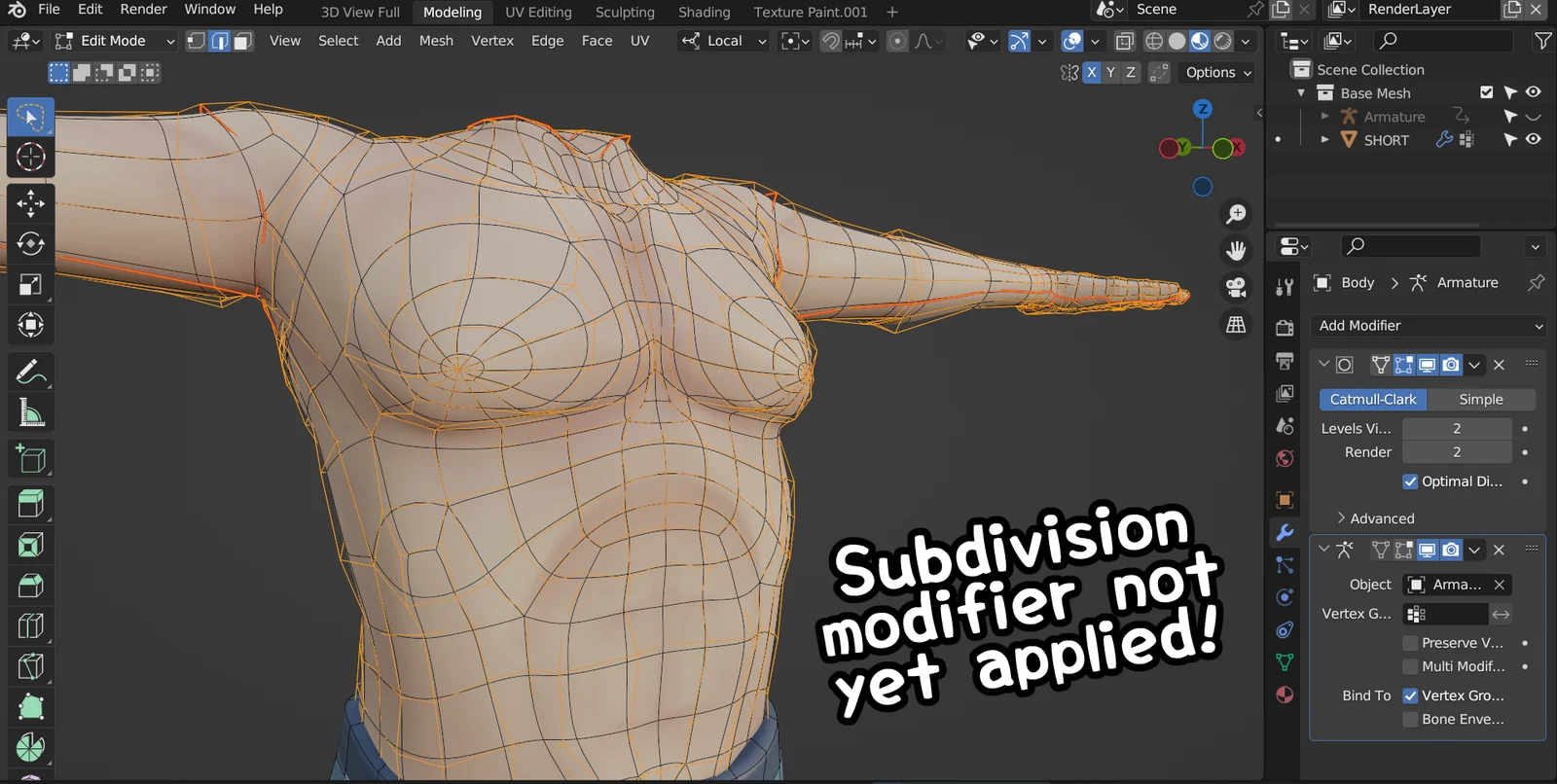 Rigged Avatar Body Base screenshot 6