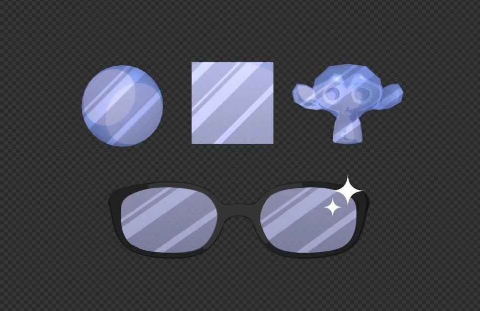 Rigged Anime Toon Glass Shader screenshot 4