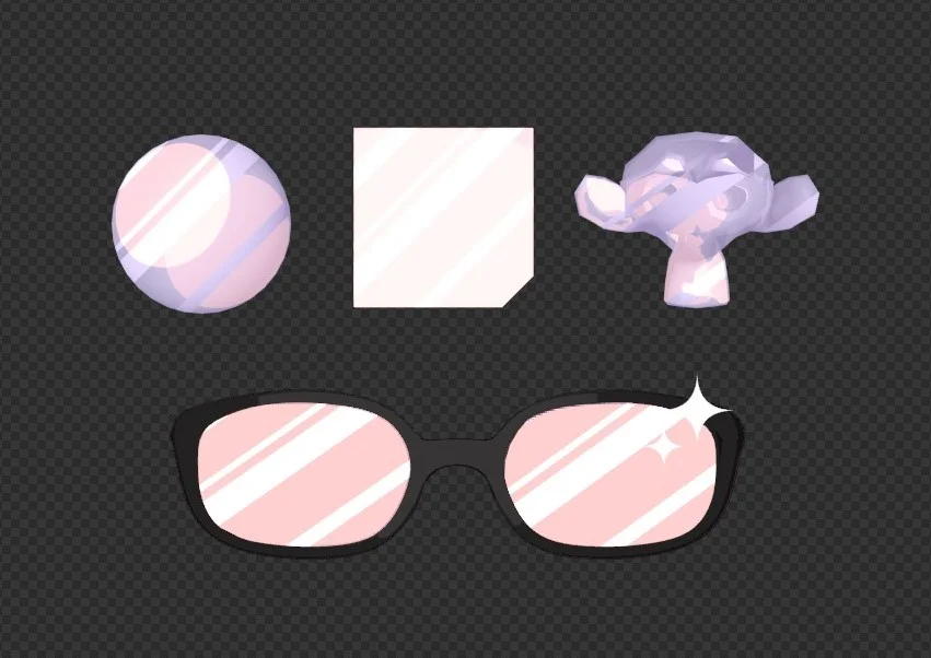 Rigged Anime Toon Glass Shader screenshot 7