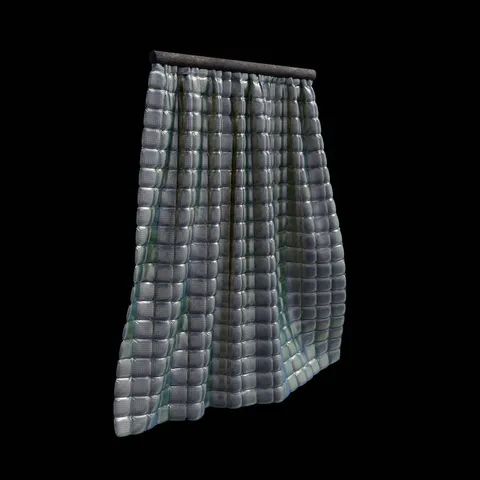 Rigged Curtain - Blender scenes