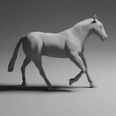 Rigged Horse - Blender 3d models