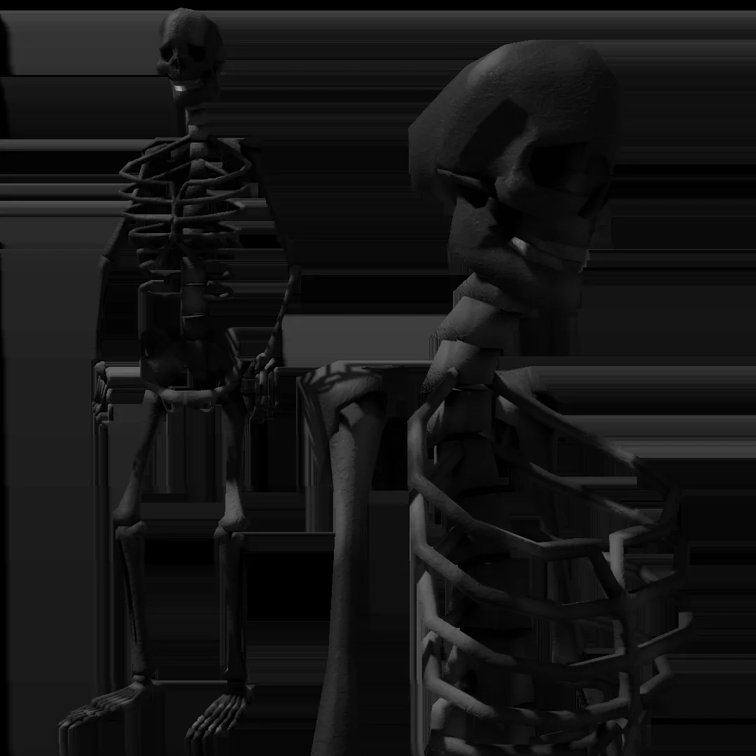 Rigged Human Skeleton screenshot 3
