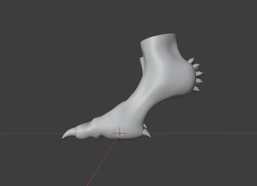 Rigged Monster Feet screenshot 2