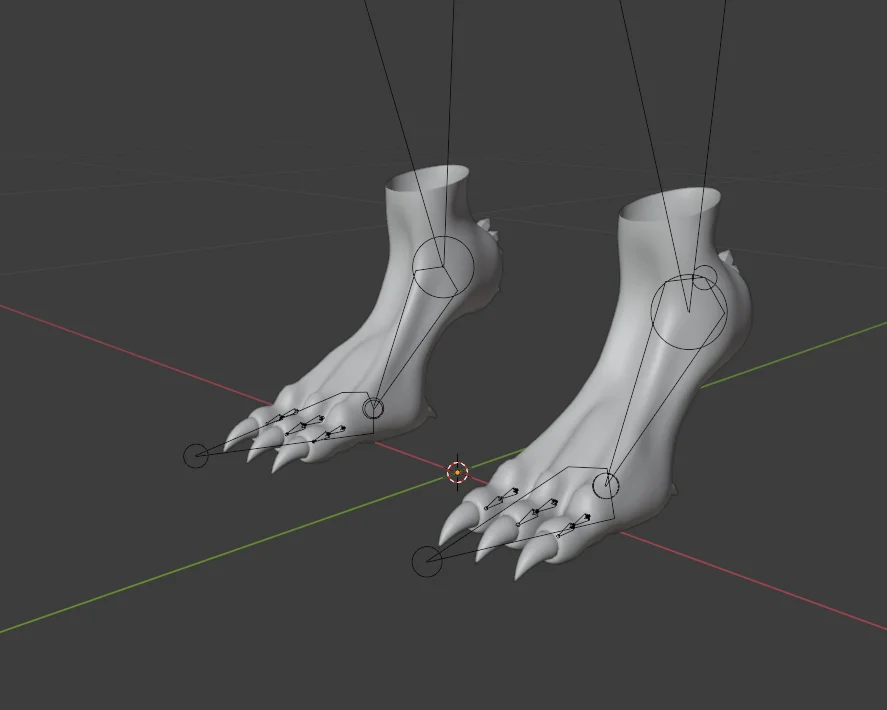 Rigged Monster Feet screenshot 4