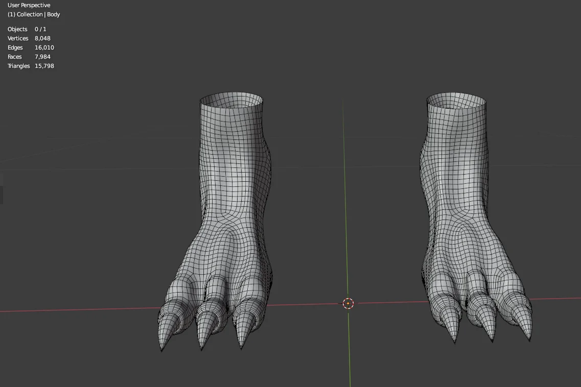 Rigged Monster Feet screenshot 5
