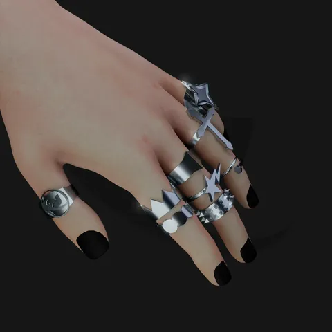 Ring Pack - Blender 3d models