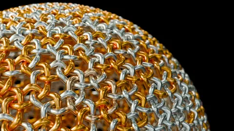 Ring Weaving - Blender geometry nodes