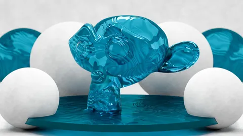 Rippling Fluid - Blender shaders