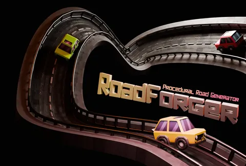 RoadForger - Blender geometry nodes