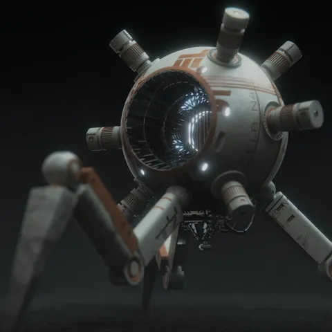 Scifi Robot - Blender 3d models