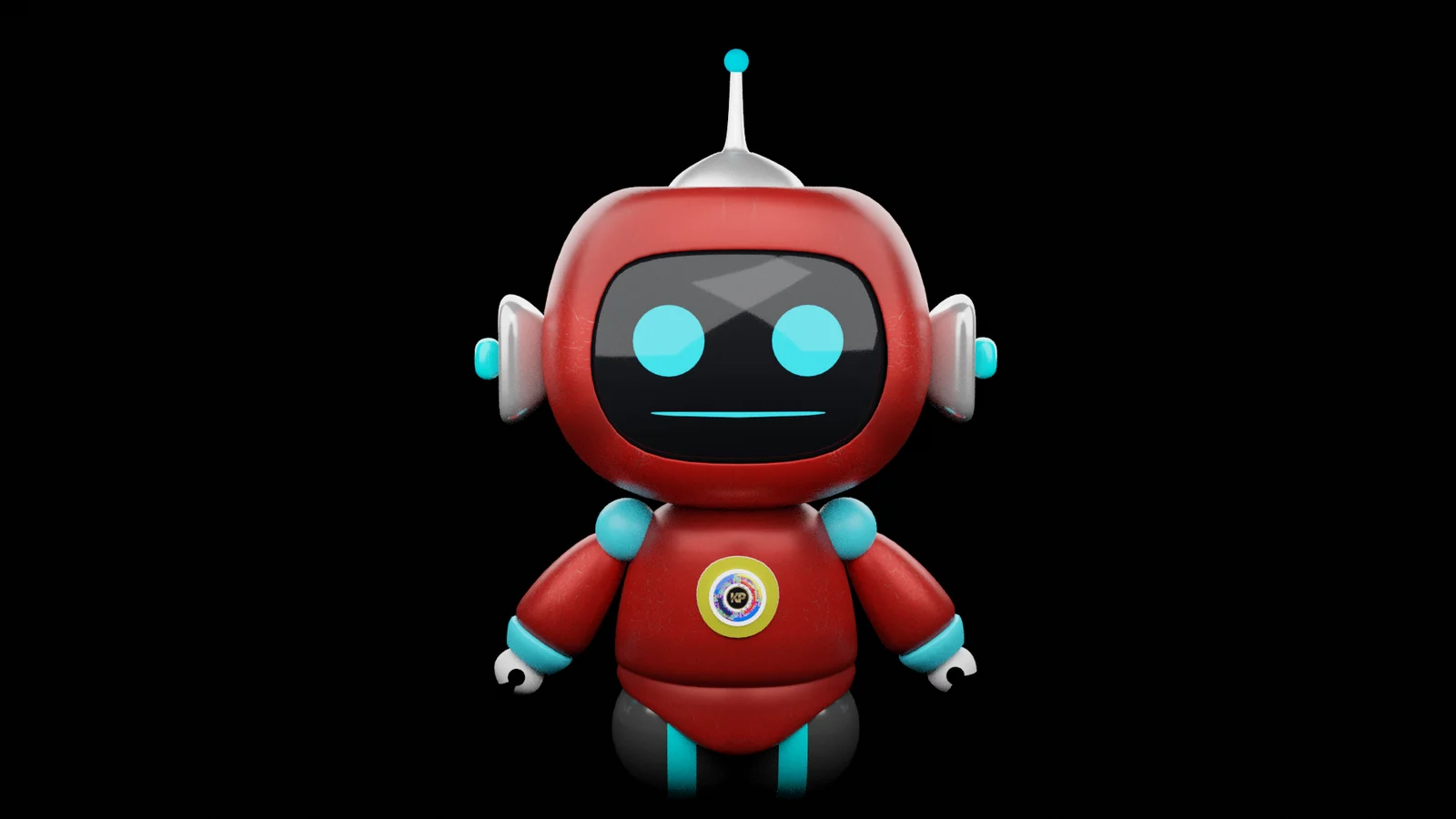 Rigged Cartoon Robot screenshot 2