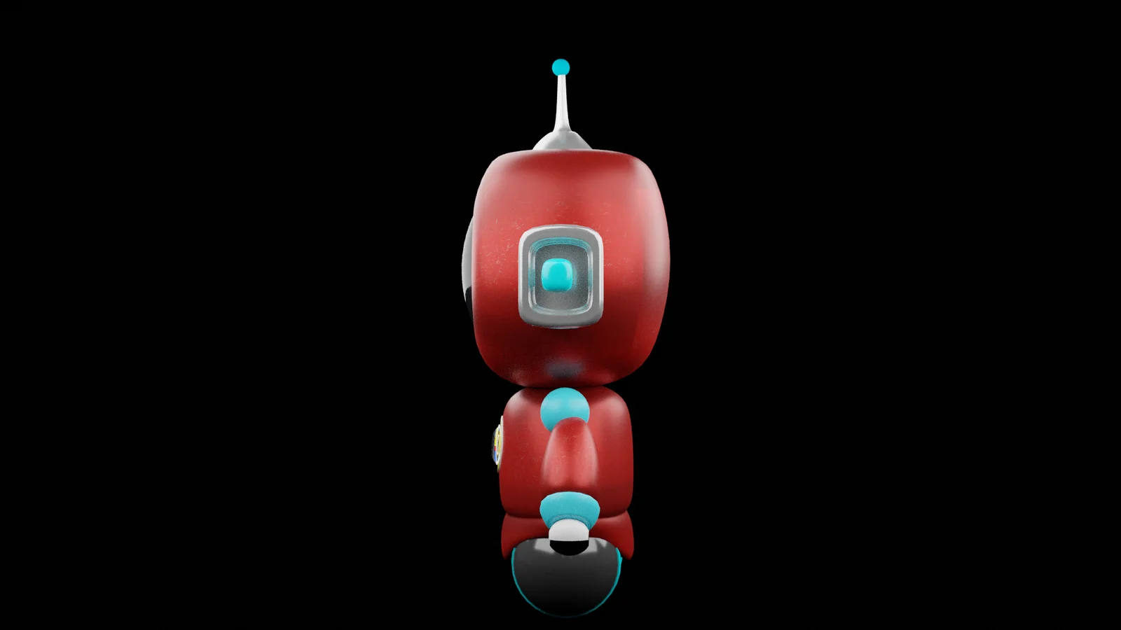 Rigged Cartoon Robot screenshot 3