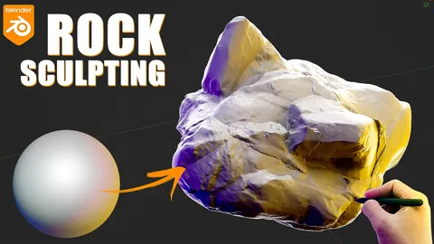 Rock Sculpting Brushes Vol. 2 - Blender sculpting brushes
