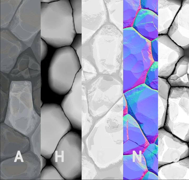 Stylized Rock Material screenshot 2