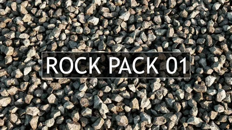 Rock Pack 01 - Blender 3d models