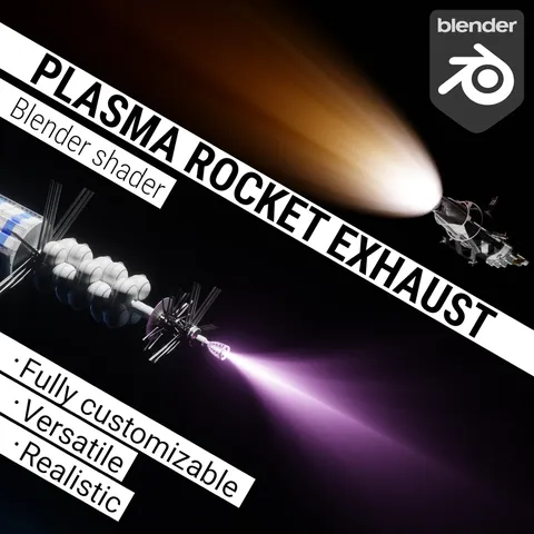 Rocket Exhaust Shader - Blender shaders