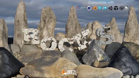 Rocks Pack - Blender 3d models