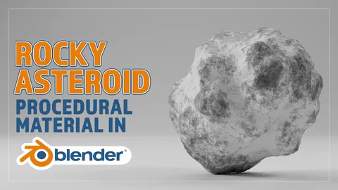 Rocky Asteroid Procedural Material - Blender shaders