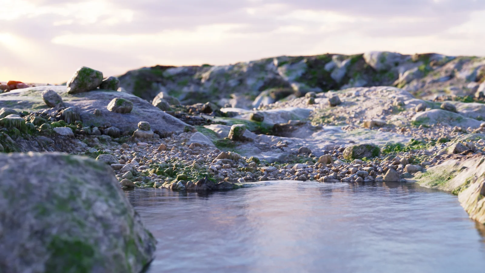 Rocky River Nature Animation screenshot 3