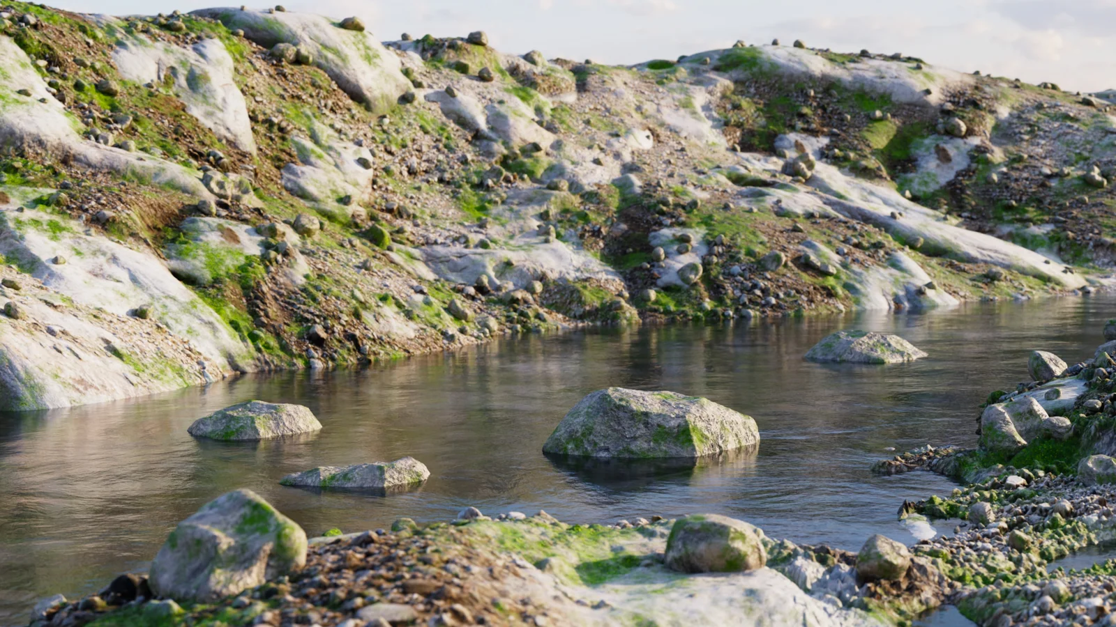 Rocky River Nature Animation screenshot 4