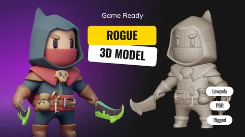 Rogue Character - Blender 3d models